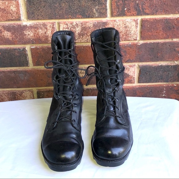 black military boots mens